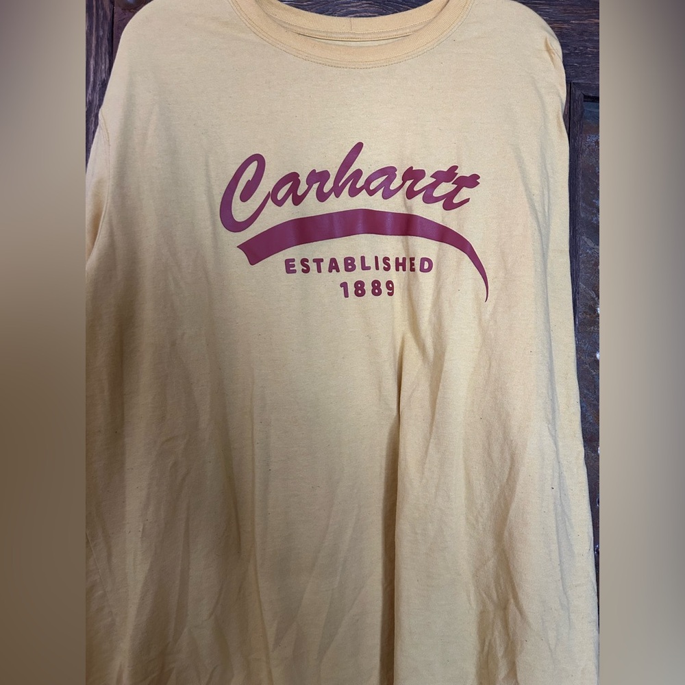 Carhartt Yellow Graphic Tee